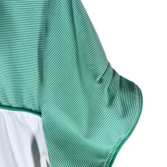 ADIDAS Clima Cool Womens Sz M Short Ruched Sleeve Golf/Activewear Top - Picture 3 of 9